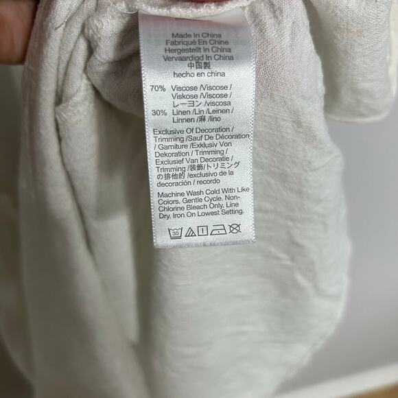 Madewell Fresca Fruit Embroidered Cami White Midi Dress Women’s Size Small - Picture 8 of 10